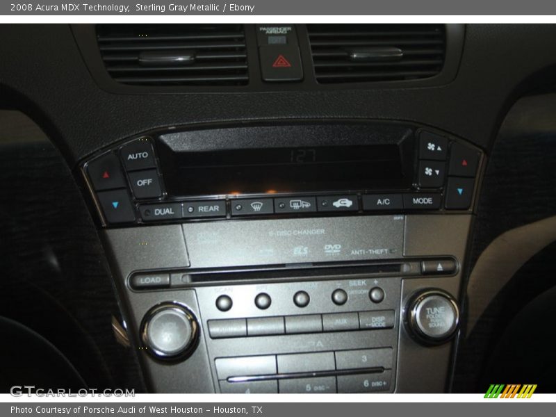 Sterling Gray Metallic / Ebony 2008 Acura MDX Technology