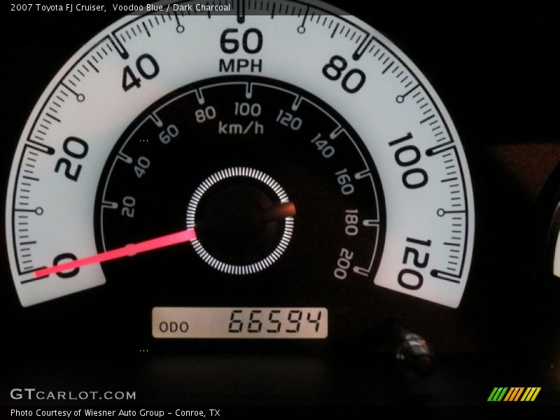 Voodoo Blue / Dark Charcoal 2007 Toyota FJ Cruiser