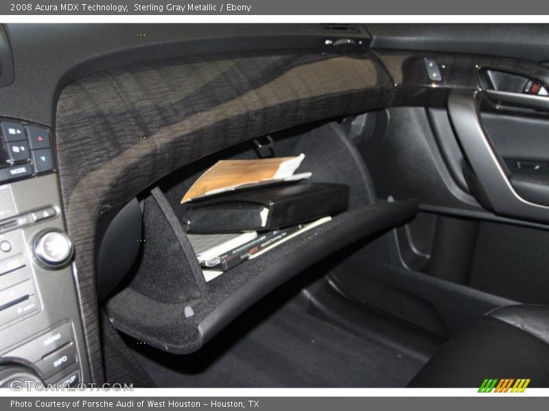 Sterling Gray Metallic / Ebony 2008 Acura MDX Technology