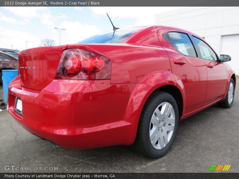 Redline 2-Coat Pearl / Black 2013 Dodge Avenger SE