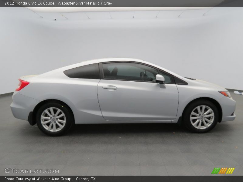  2012 Civic EX Coupe Alabaster Silver Metallic