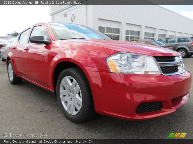 Redline 2-Coat Pearl / Black 2013 Dodge Avenger SE