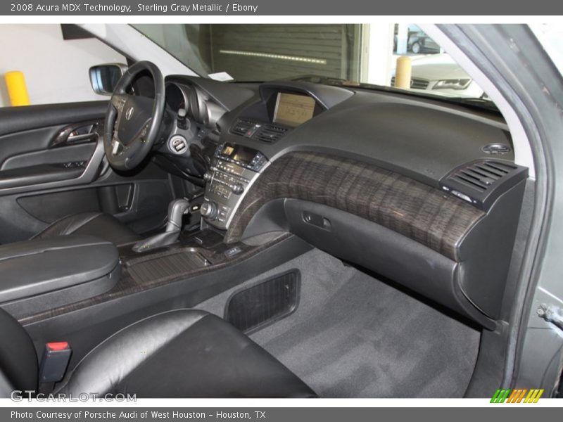 Sterling Gray Metallic / Ebony 2008 Acura MDX Technology