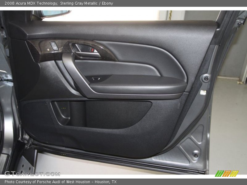 Sterling Gray Metallic / Ebony 2008 Acura MDX Technology