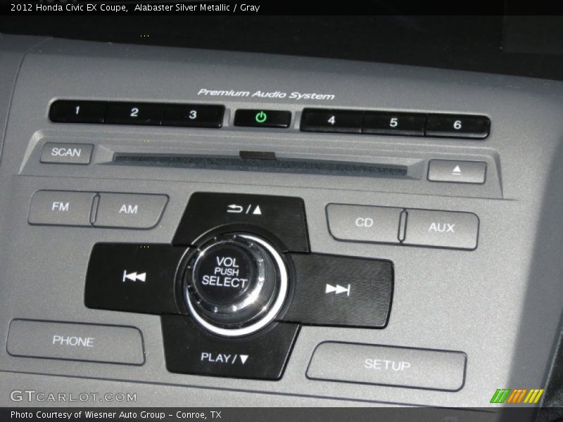 Controls of 2012 Civic EX Coupe