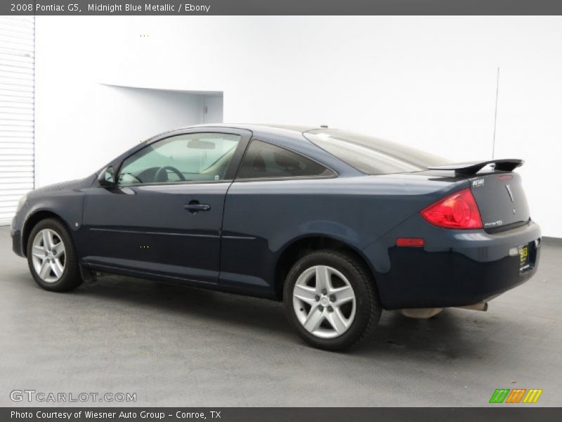 Midnight Blue Metallic / Ebony 2008 Pontiac G5