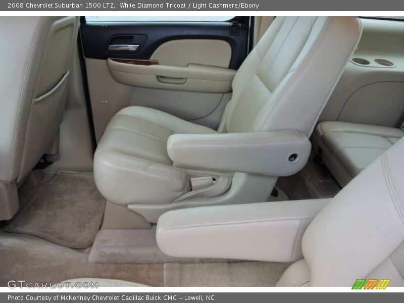 White Diamond Tricoat / Light Cashmere/Ebony 2008 Chevrolet Suburban 1500 LTZ