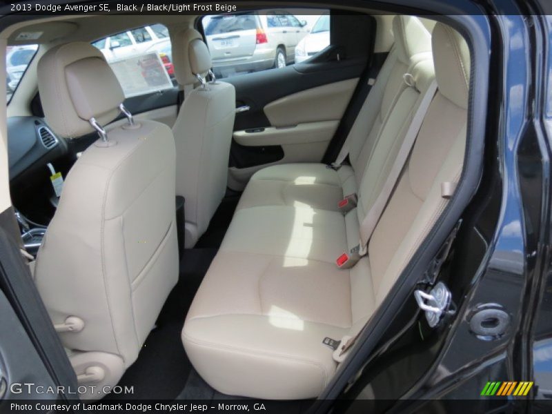 Black / Black/Light Frost Beige 2013 Dodge Avenger SE