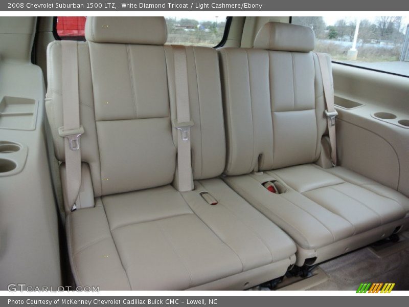 White Diamond Tricoat / Light Cashmere/Ebony 2008 Chevrolet Suburban 1500 LTZ