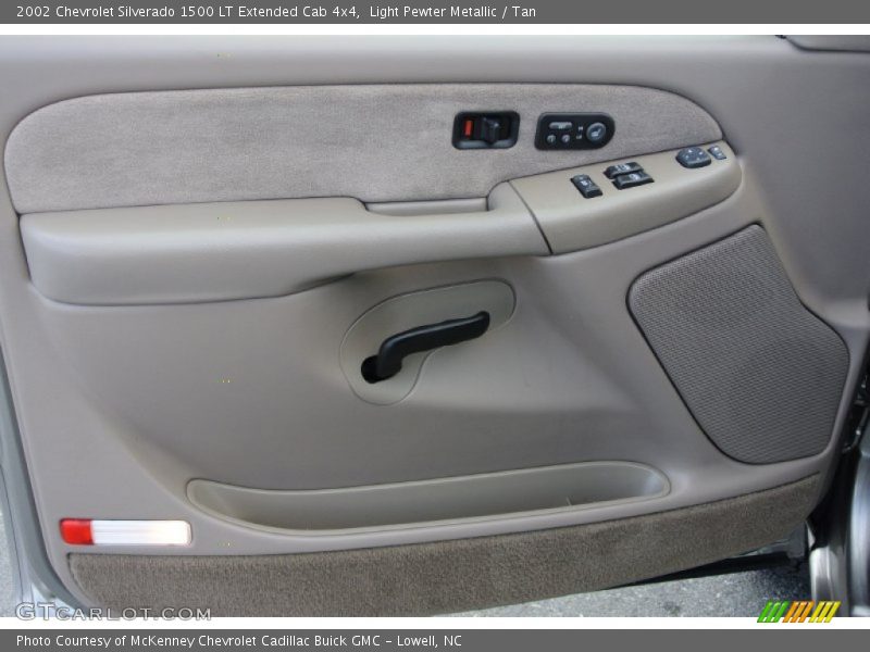 Light Pewter Metallic / Tan 2002 Chevrolet Silverado 1500 LT Extended Cab 4x4