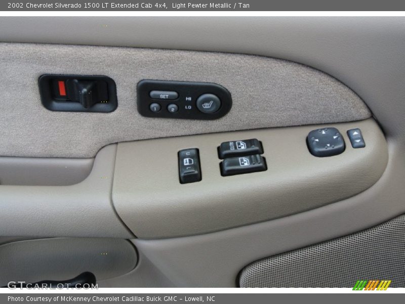 Light Pewter Metallic / Tan 2002 Chevrolet Silverado 1500 LT Extended Cab 4x4