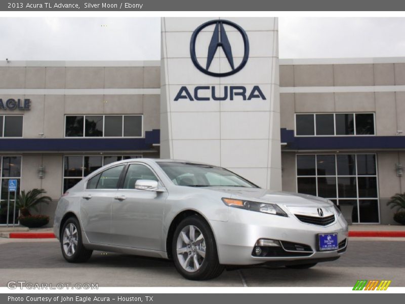 Silver Moon / Ebony 2013 Acura TL Advance