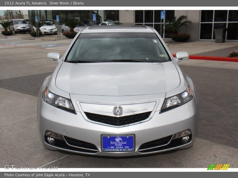 Silver Moon / Ebony 2013 Acura TL Advance