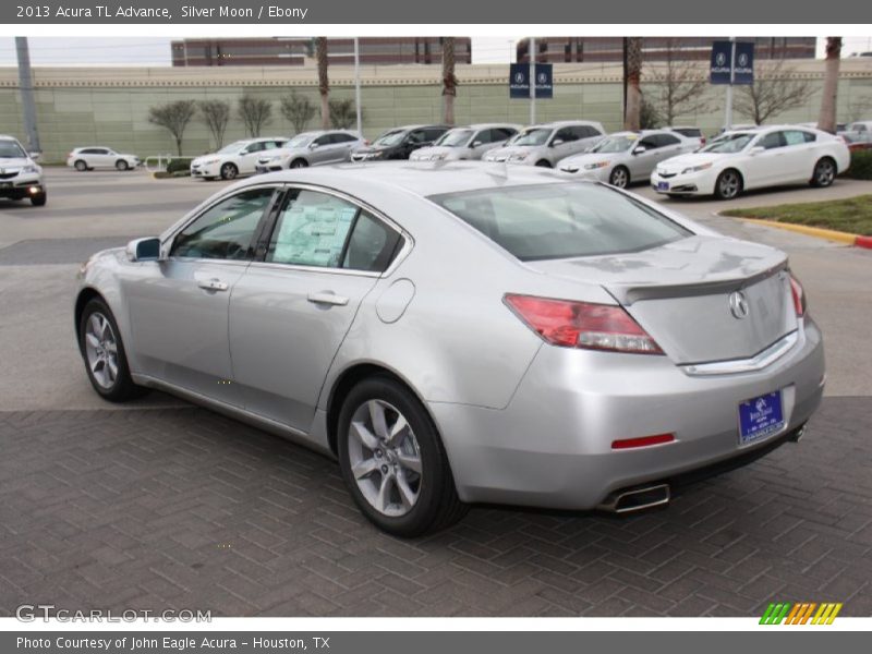 Silver Moon / Ebony 2013 Acura TL Advance