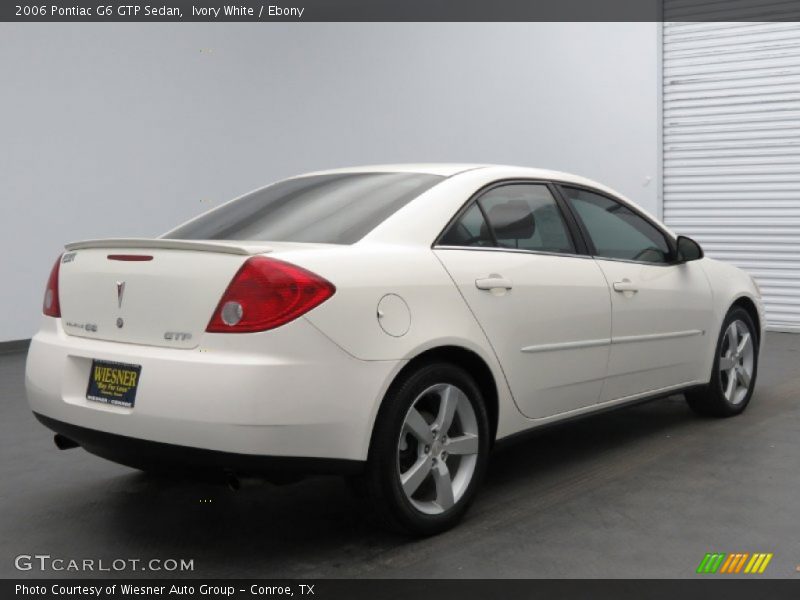 Ivory White / Ebony 2006 Pontiac G6 GTP Sedan