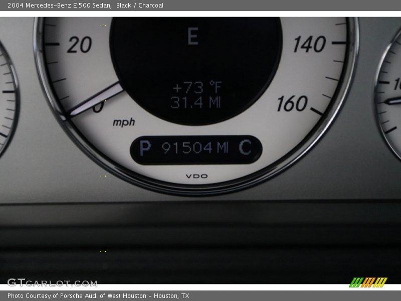 Black / Charcoal 2004 Mercedes-Benz E 500 Sedan