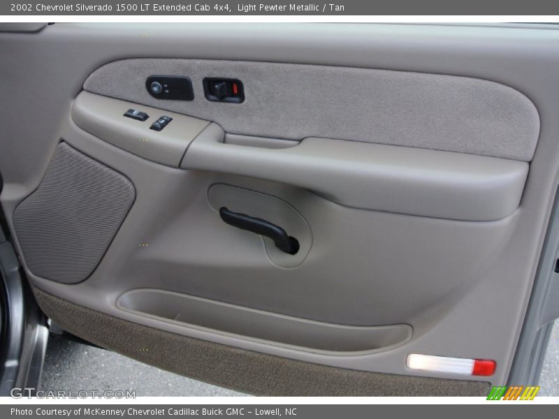 Light Pewter Metallic / Tan 2002 Chevrolet Silverado 1500 LT Extended Cab 4x4