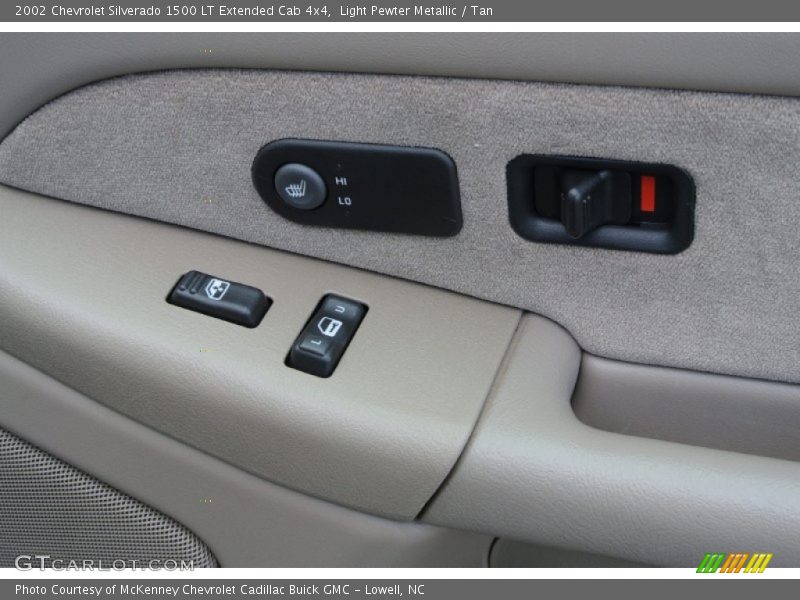 Light Pewter Metallic / Tan 2002 Chevrolet Silverado 1500 LT Extended Cab 4x4
