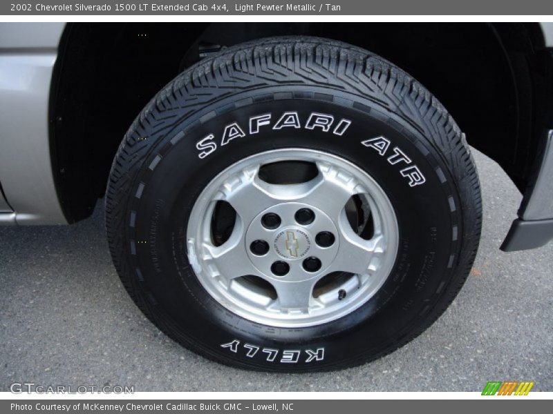 Light Pewter Metallic / Tan 2002 Chevrolet Silverado 1500 LT Extended Cab 4x4