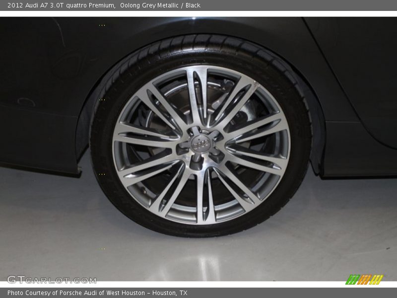 Oolong Grey Metallic / Black 2012 Audi A7 3.0T quattro Premium