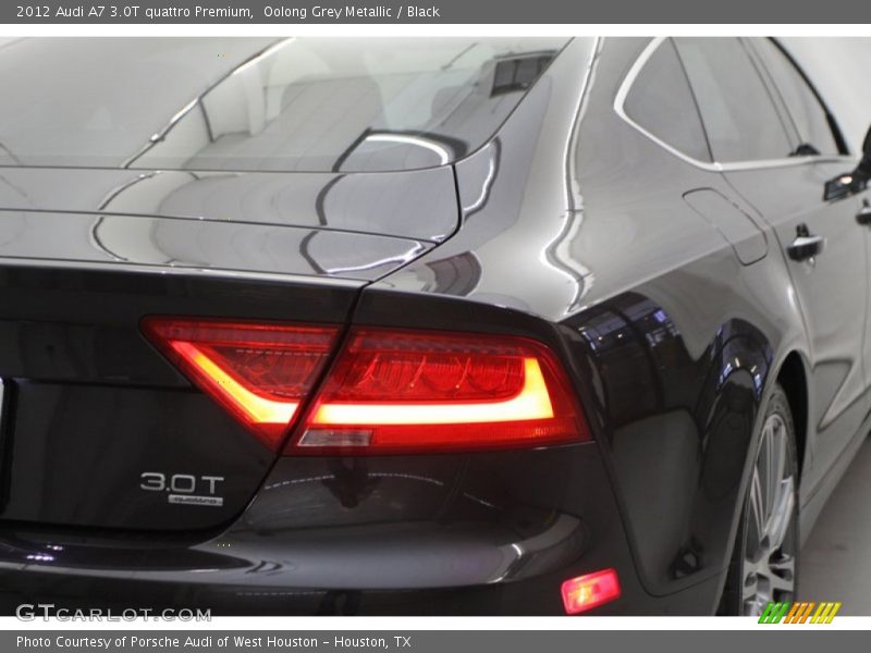 Oolong Grey Metallic / Black 2012 Audi A7 3.0T quattro Premium