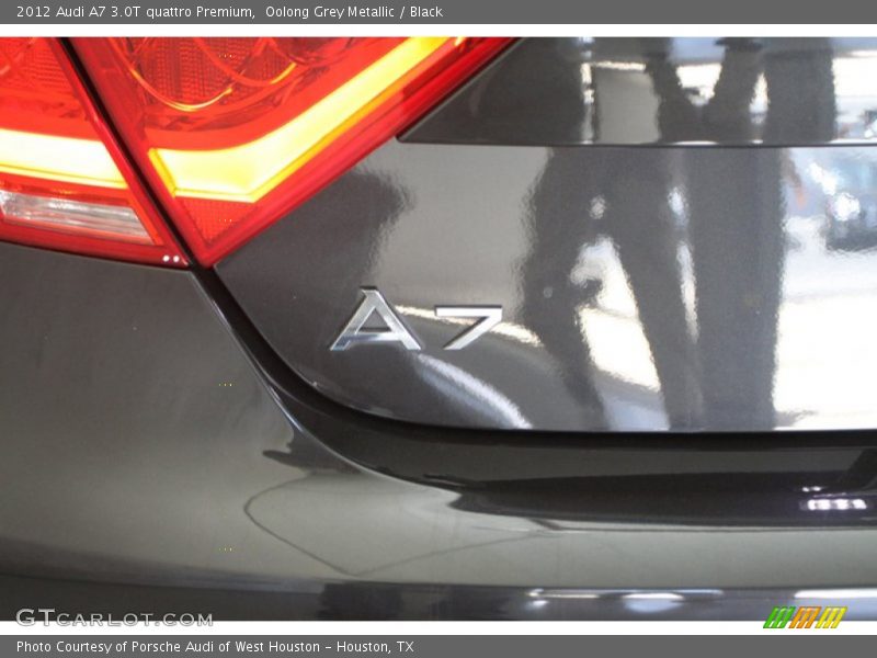 Oolong Grey Metallic / Black 2012 Audi A7 3.0T quattro Premium