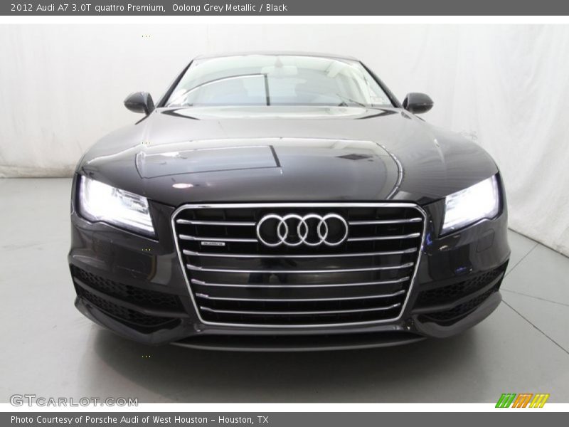 Oolong Grey Metallic / Black 2012 Audi A7 3.0T quattro Premium