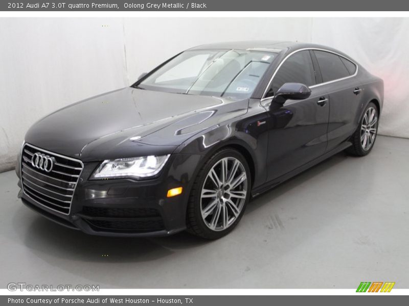 Oolong Grey Metallic / Black 2012 Audi A7 3.0T quattro Premium