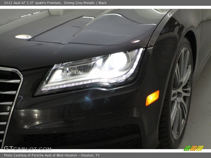 Oolong Grey Metallic / Black 2012 Audi A7 3.0T quattro Premium