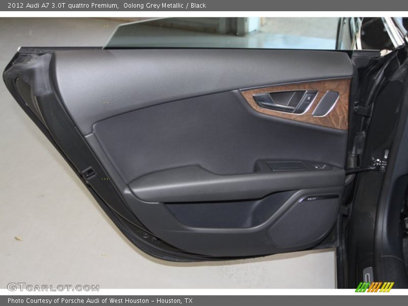 Oolong Grey Metallic / Black 2012 Audi A7 3.0T quattro Premium