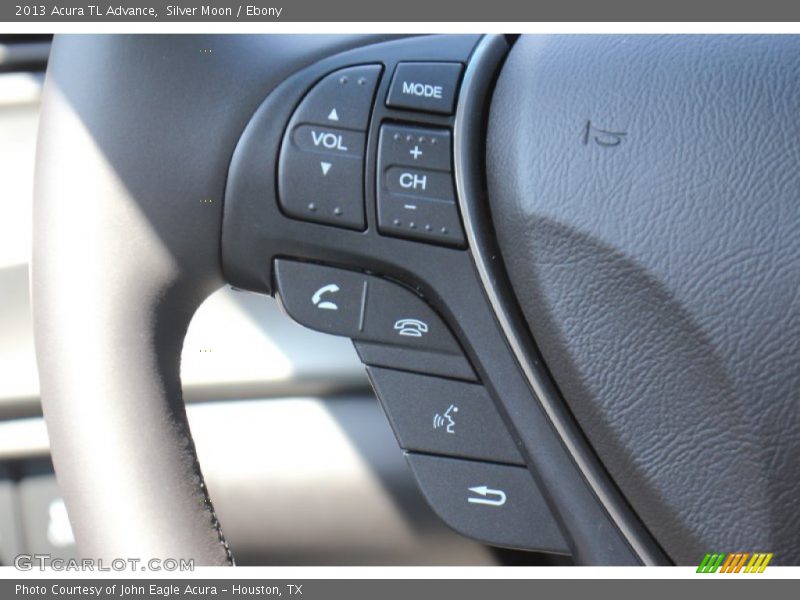 Silver Moon / Ebony 2013 Acura TL Advance