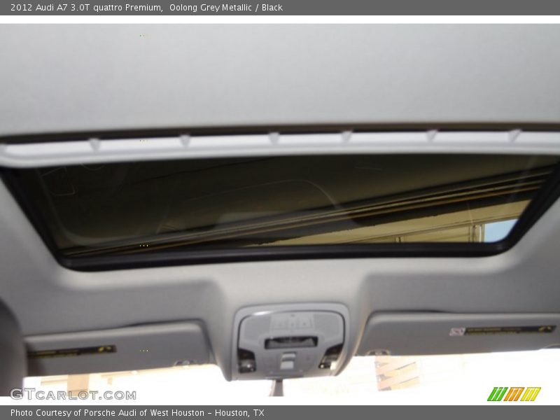 Oolong Grey Metallic / Black 2012 Audi A7 3.0T quattro Premium