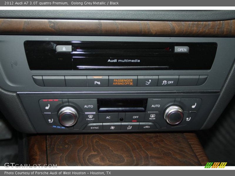 Oolong Grey Metallic / Black 2012 Audi A7 3.0T quattro Premium
