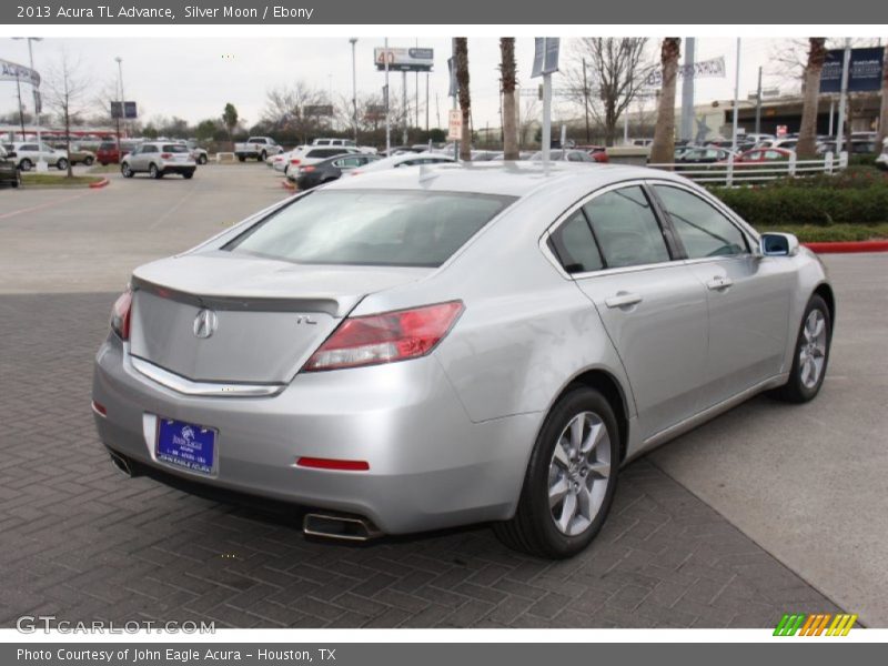 Silver Moon / Ebony 2013 Acura TL Advance