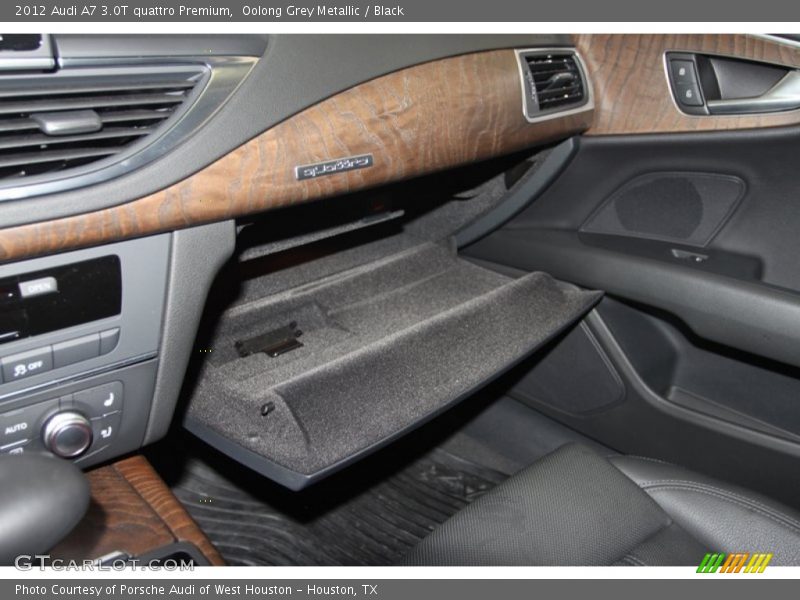 Oolong Grey Metallic / Black 2012 Audi A7 3.0T quattro Premium