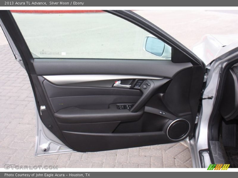 Silver Moon / Ebony 2013 Acura TL Advance