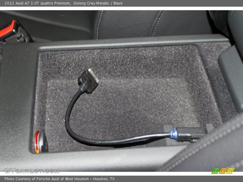 Oolong Grey Metallic / Black 2012 Audi A7 3.0T quattro Premium