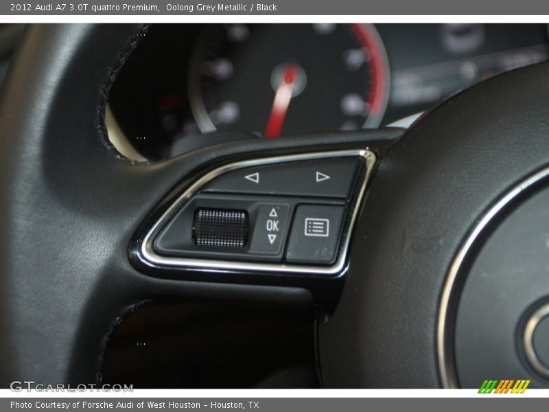 Oolong Grey Metallic / Black 2012 Audi A7 3.0T quattro Premium