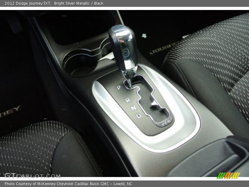 Bright Silver Metallic / Black 2012 Dodge Journey SXT