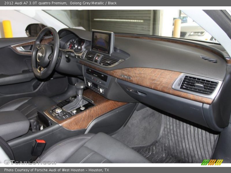 Oolong Grey Metallic / Black 2012 Audi A7 3.0T quattro Premium