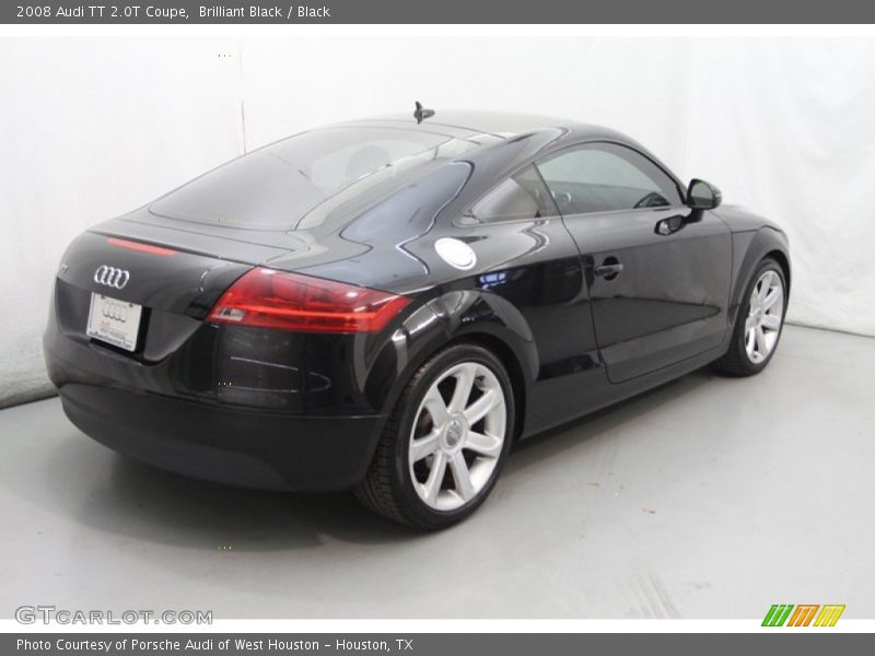 Brilliant Black / Black 2008 Audi TT 2.0T Coupe