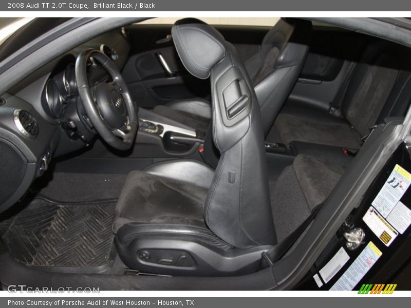  2008 TT 2.0T Coupe Black Interior
