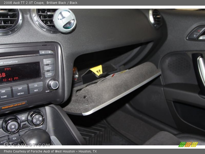 Brilliant Black / Black 2008 Audi TT 2.0T Coupe