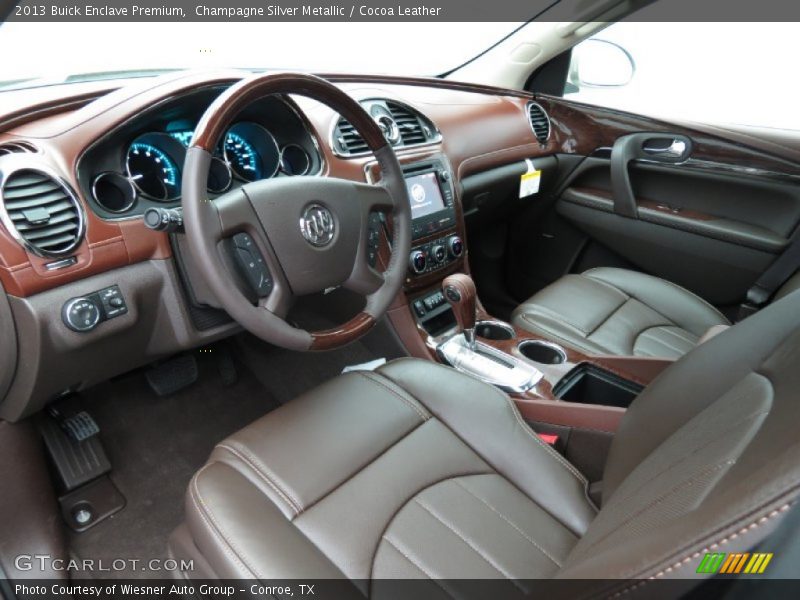  2013 Enclave Premium Cocoa Leather Interior