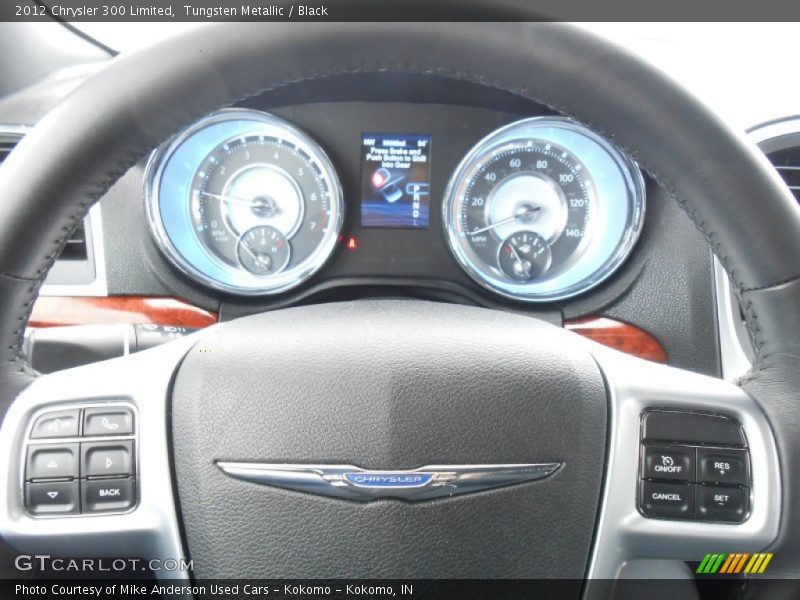 Tungsten Metallic / Black 2012 Chrysler 300 Limited