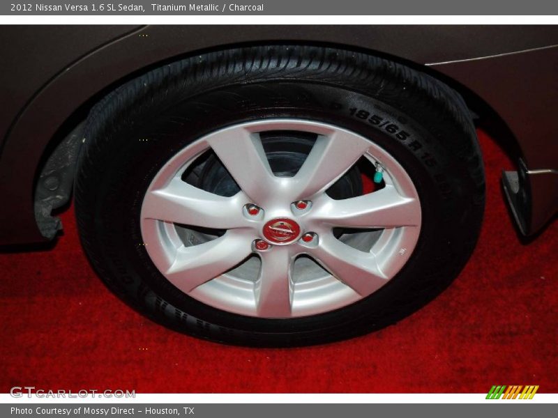 Titanium Metallic / Charcoal 2012 Nissan Versa 1.6 SL Sedan