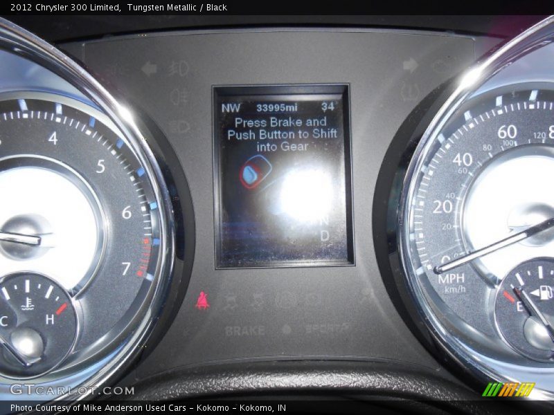 Tungsten Metallic / Black 2012 Chrysler 300 Limited
