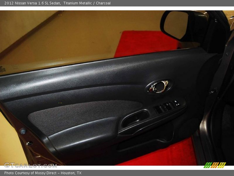 Titanium Metallic / Charcoal 2012 Nissan Versa 1.6 SL Sedan
