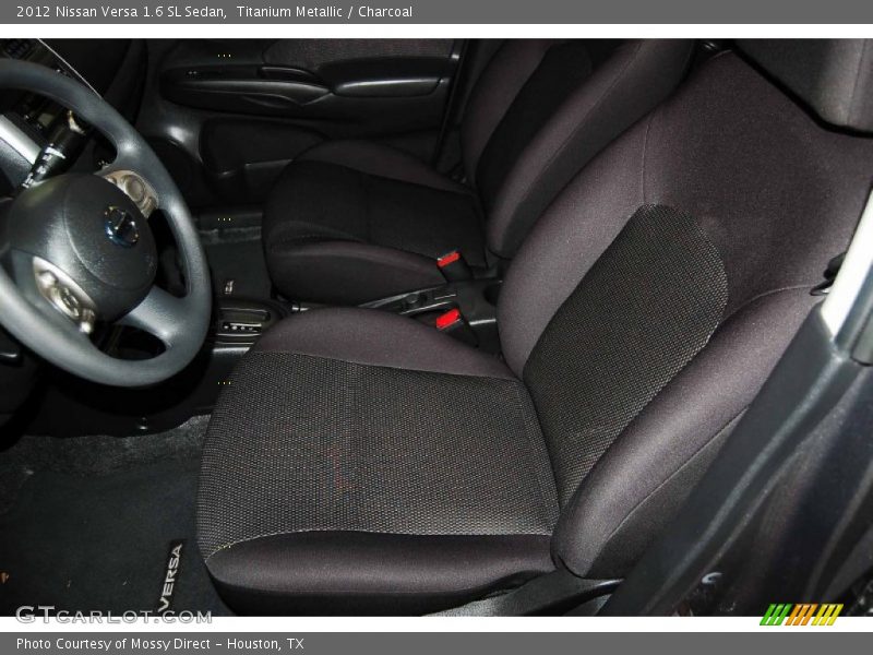 Titanium Metallic / Charcoal 2012 Nissan Versa 1.6 SL Sedan
