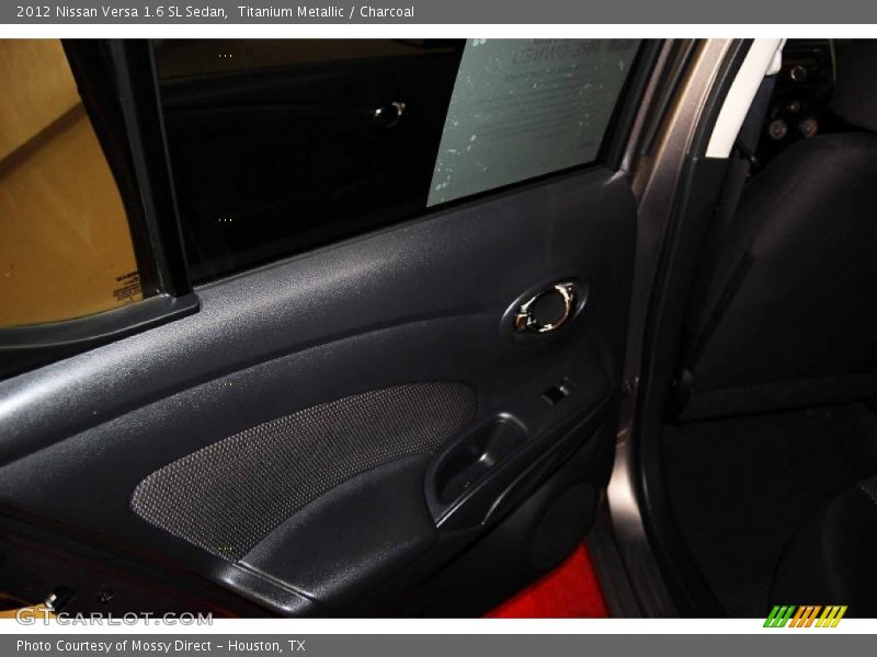 Titanium Metallic / Charcoal 2012 Nissan Versa 1.6 SL Sedan